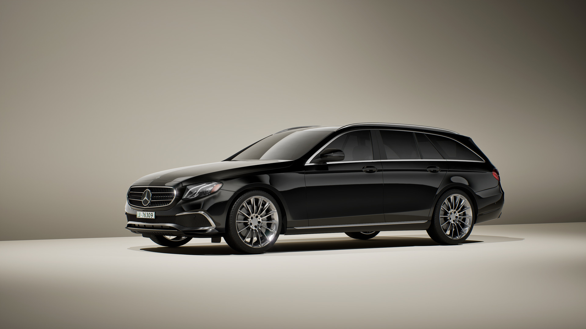 Premium · Mercedes E-Klasse, 4 Plätze, 3 Gepäckstücke
